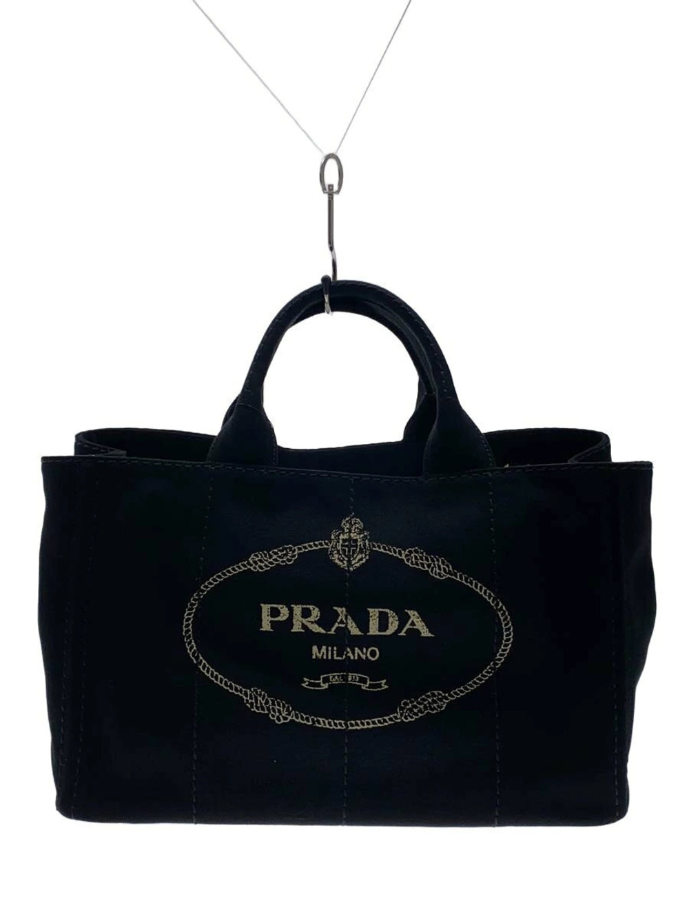 Prada Bag Canvas Canapa Black